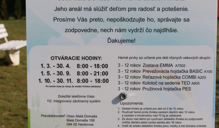 6. fotografia fotogalérie Detské ihrisko 