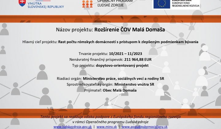 Fotka - Rozšírenie ČOV Malá Domaša